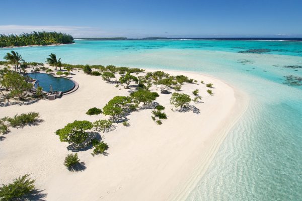 Piscine du The brando sur l'île privée de Tetiaroa c Tahiti Tourisme