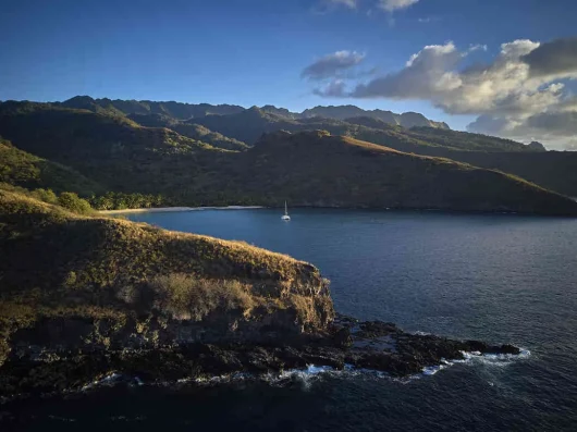 La plage de Hanamoenoa de Tahuata © Bertrand Duquenne